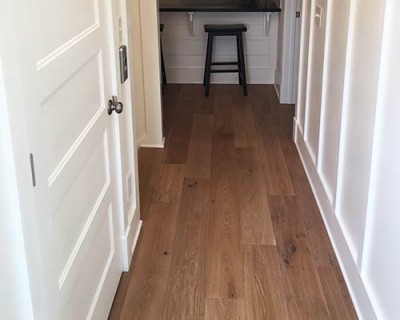 Ventura Marina Oak Hallway Installation In Hampstead NC Hallmark Floors