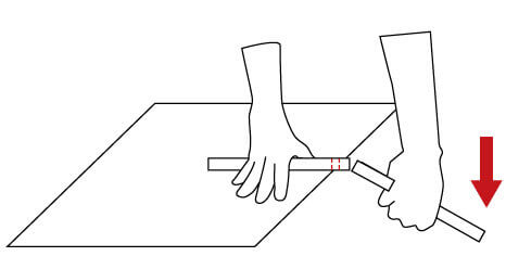 snap track installation method