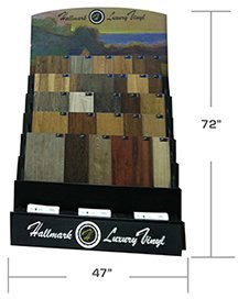 Hallmark Floors' Luxury Vinyl Display for Hallmark Luxury Vinyl