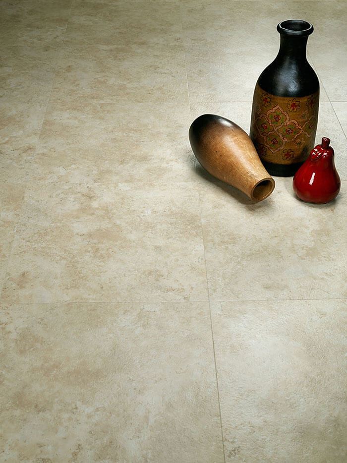 Avorio Hermosa Stone, Hallmark Luxury Vinyl Flooring Collection by Hallmark Floors.