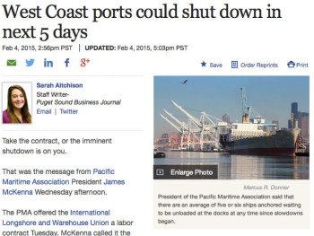 Slow Down at the Ports