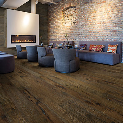 Organic 567 Darjeeling floor and earl grey wall Commercial by Hallmark Floors