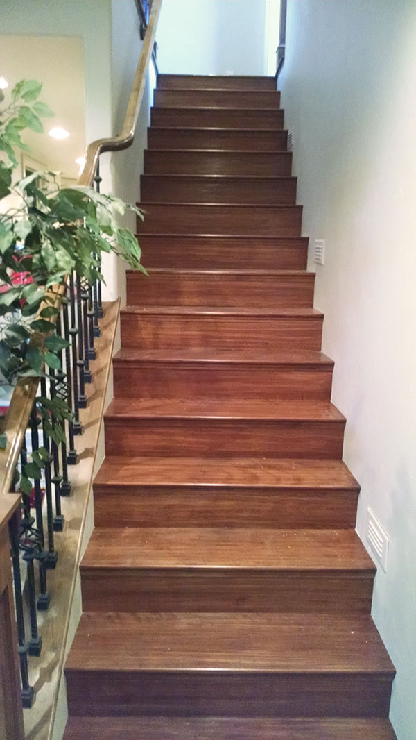 Majestic Flooring Stair installation