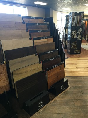 Barron’s Abbey Hallmark Floors hardwood Display