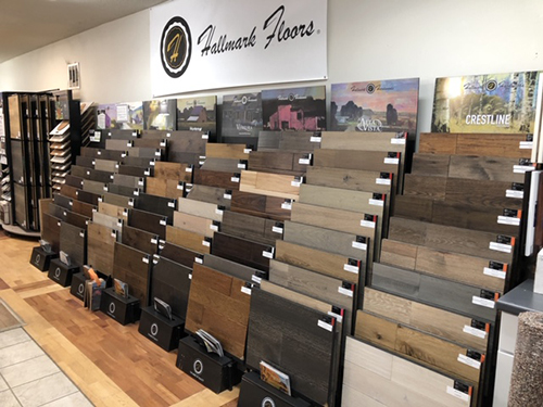 C & S Flooring Hallmark Floors Hardwood Displays