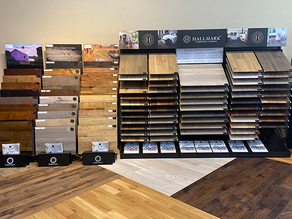 Hallmark Floors Hardwood display at Heartland Wood Floors in Omaha