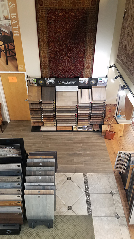 Hallmark Floors display at Floorscapes in Albuquerque