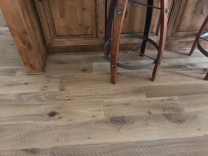 Organic Engineered 567 Chai Oak install by 916 Floors