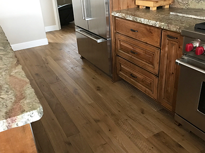 Organic Engineered 567 Chai Oak installation by 916 Floors