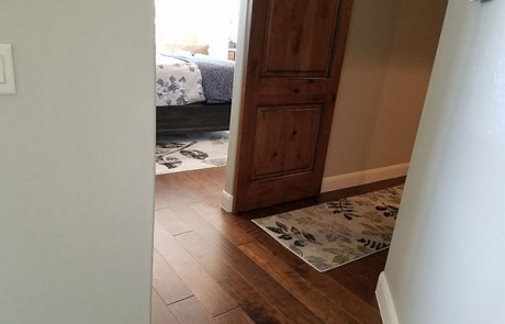 Silverado Tobacco installation by sunset flooing hallway