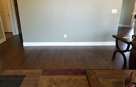 Silverado Tobacco installation by sunset flooing living room