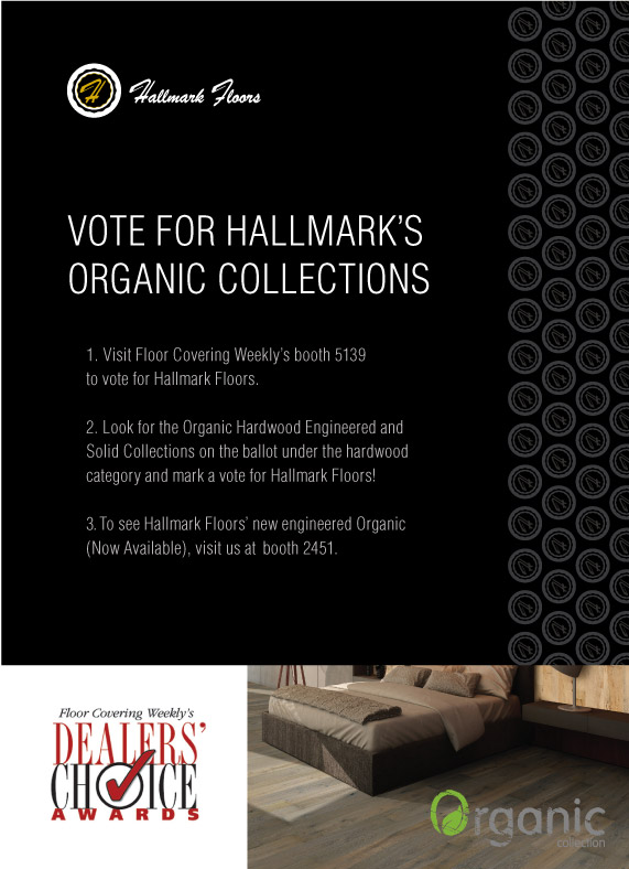 Vote for Hallmark Floors at the Dealers Choice Awards for FCW