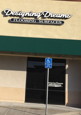 Designing Dreams Flooring & Remodeling Storefront in Granite Bay CA