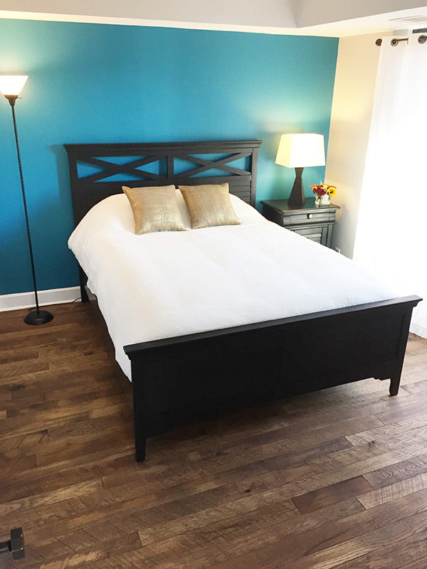 Organic Tulsi guest bedroom installation by classic flooring Organic Tulsi guest bedroom installation by classic flooring