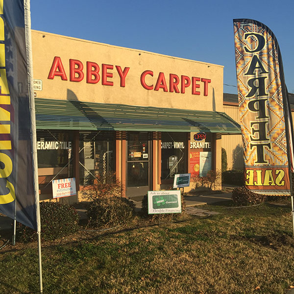Storefront of Abbey Carpet