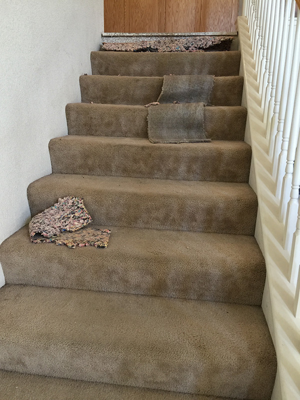 Branding Iron Stairs before the remodel