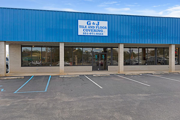 G and J Flooring Storefront located in Foley AL
