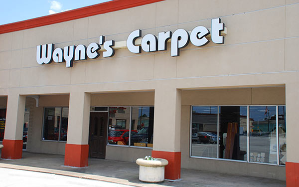 waynes carpet and oak storefront