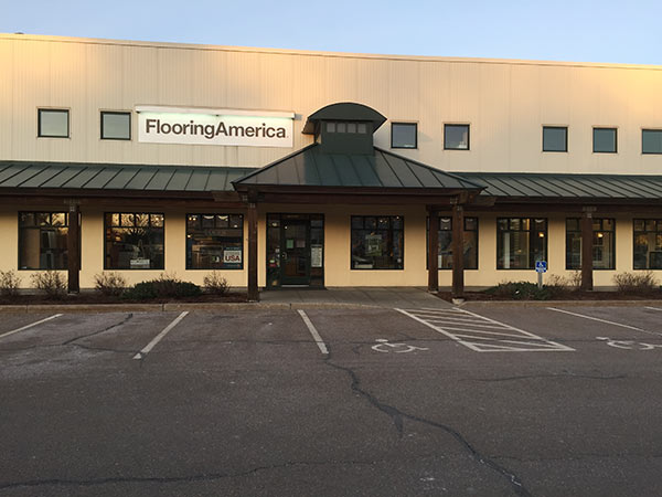 Storefront for Flooring America store in Williston VT