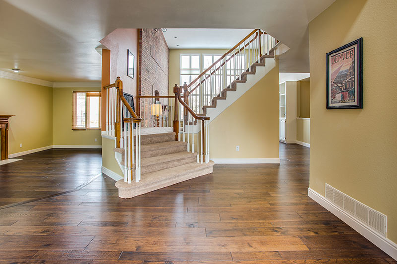 Engineered Hardwood Flooring featured in Denver remodel