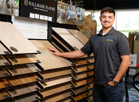 Precison hallmark floors showroom