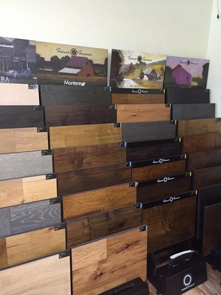 William S Floor Coverings In Morehead City Nc Hardwood Flooring Display
