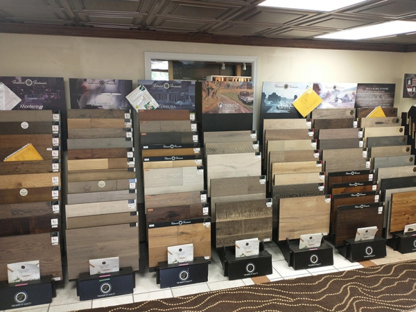 hallmark floors in showroom