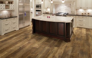 Monarch Hickory Waterproof Rigid floors from Courtier waterproof flooring collection by Hallmark Floors. Truly beautiful reclaimed looking waterproof floors