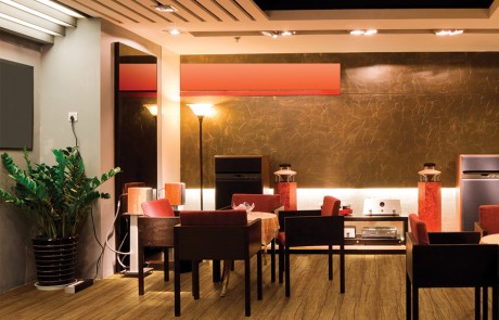 20mil waterproof flooring Valencia Teak Commercial