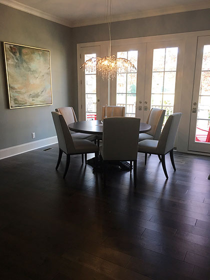 Novella Harper Dining room by floor covering interntaional