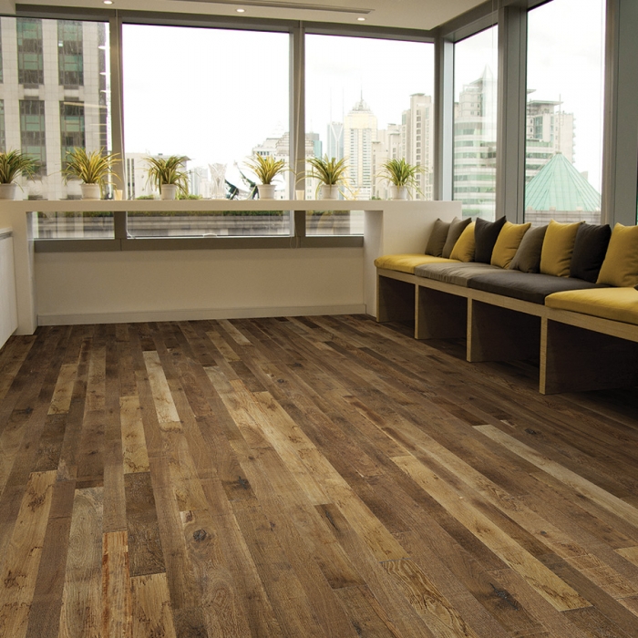 Masala Oak Hardwood flooring from the Organic hardwood flooring collection by Hallmark Floors