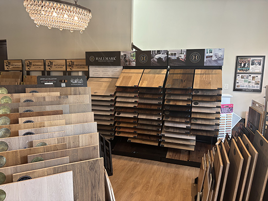 Ebbys showroom hallmark floors