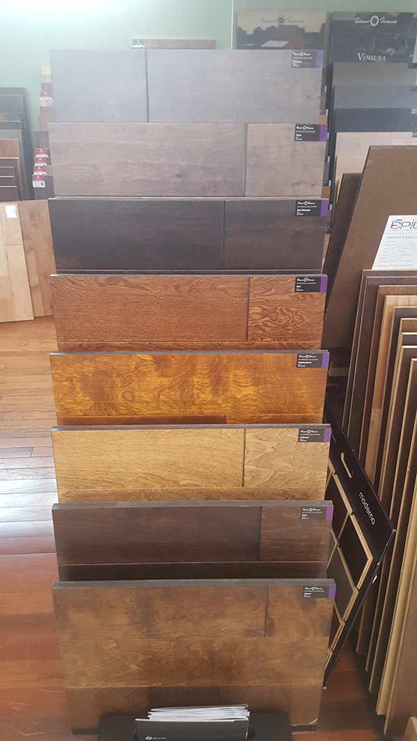 The Flooring Specialist, Inc. Hallmark hardwood Displays