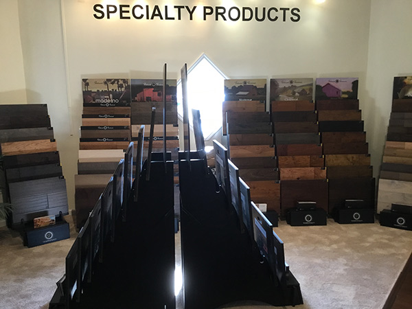 Hallmark Floors at Flooring Plus Hardwood Flooring showroom