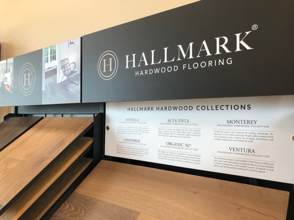 The Flooring Center showroom with Hallmark Floors