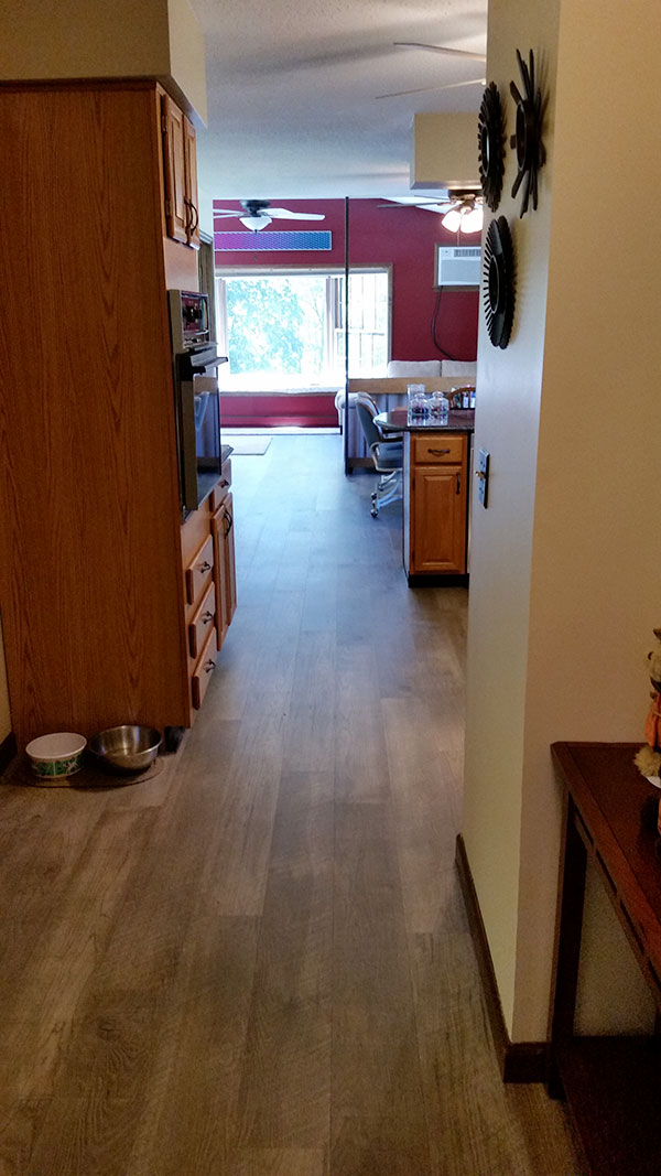 Courtier Vidame Hickory installation by Adams Family Floors