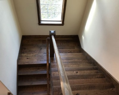 Glacier Hardwood & Flooring Staircase Installation Organic 567 Oolong