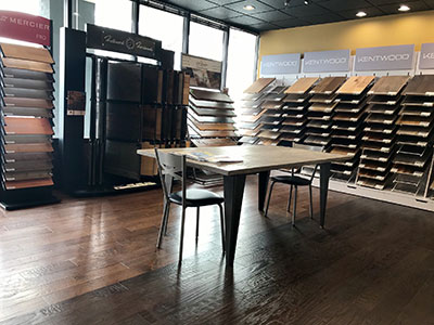 Hallmark Floors Displays at Hardwood Flooring Services