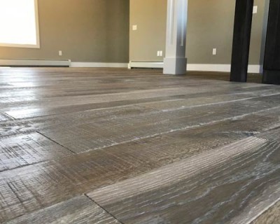 Product Gunpowder Oak, Organic 567 engineered hardwood flooring.