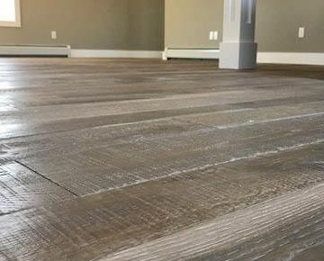 Product Gunpowder Oak, Organic 567 engineered hardwood flooring.