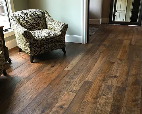 Organic Hickory Engineered Hardwood Installed By Dixie Flooring Inc