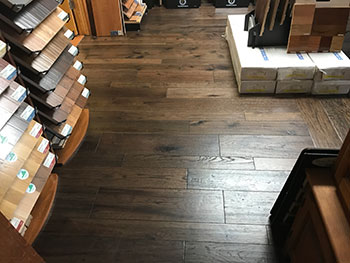 Hallmark Floors installation inside Bond Hardwood