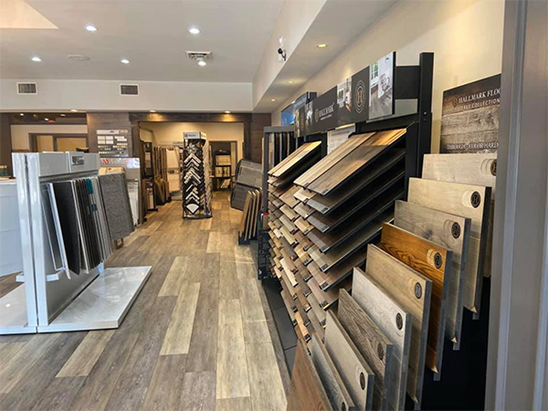 Carpet Selections showroom with Hallmark Floors