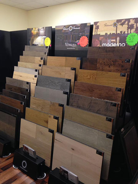 Sea Floor Carpets and more hallmark hardwood displays
