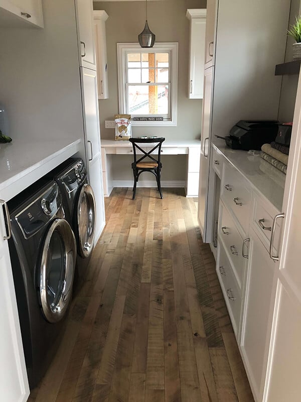 Organic Wood Flooring Installation by Gautsche & Sons LLC Omaha, NE