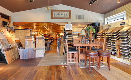 Summers Flooring and Design showroom in bend OR
