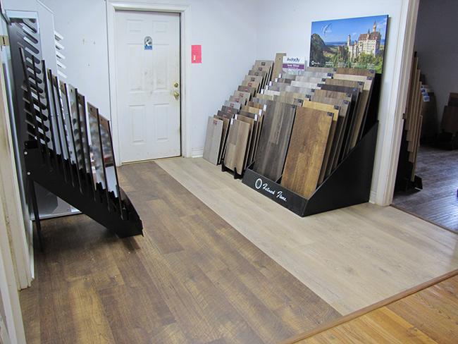 Hardwood Flooring Warhouse Hallmark Floors Hardwood Displays in showroom