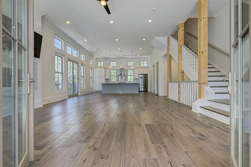 insidedesign Hallmark Floors Spotlight Dealer Sandbar Hickory installation