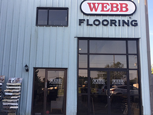 Webb Flooring- storefront in Pell City
