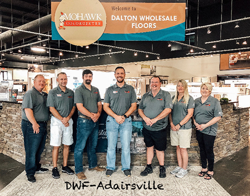 Dalton Wholesale Floors Hallmark Floors Spotlight Dealer team at Adairsville